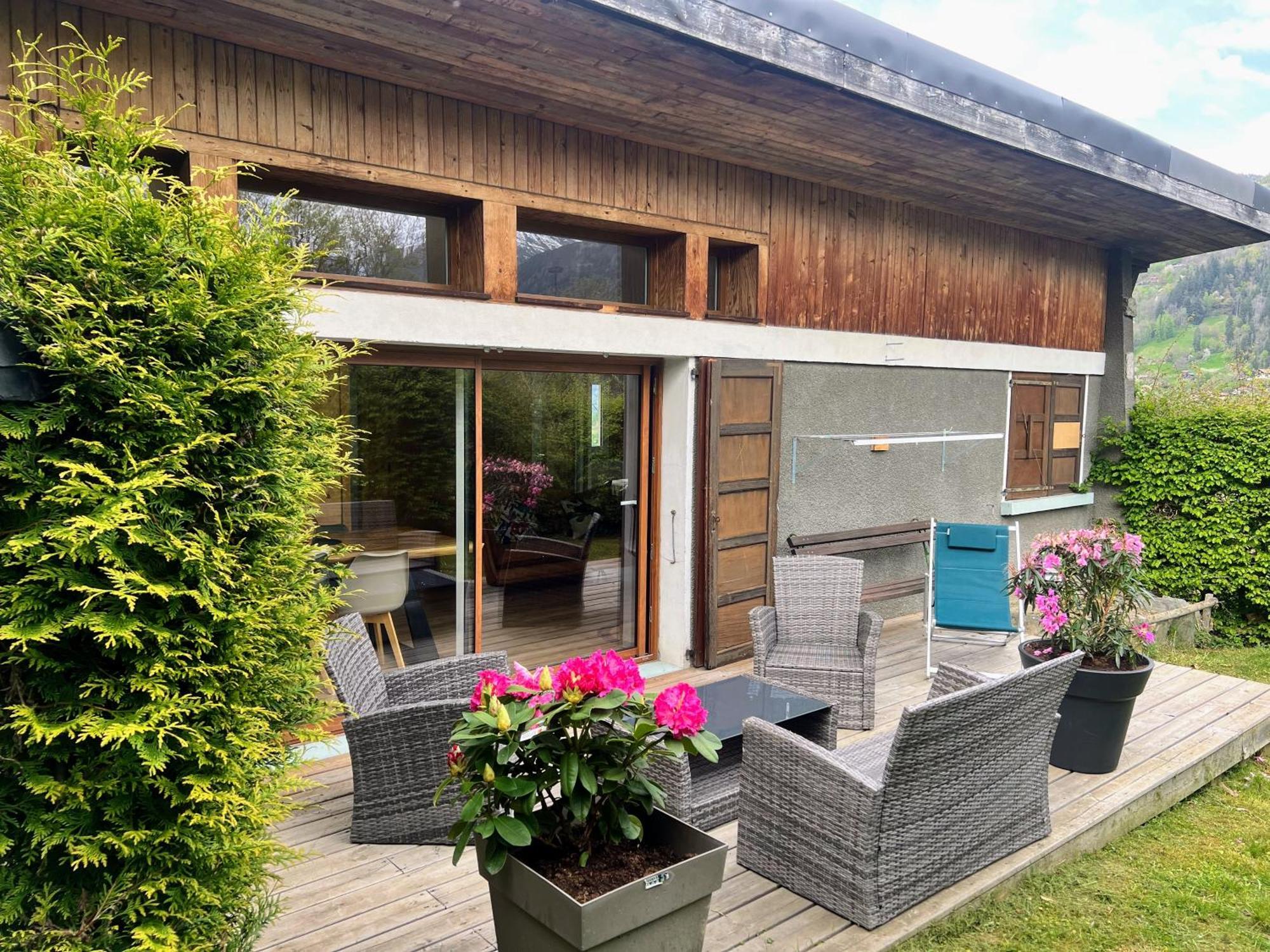 סן-ג'רבה-לה-באן Chalet Relax Situee A 25Km De Chamonix מראה חיצוני תמונה